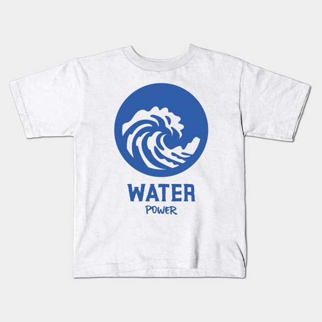 water power water tribe water nation Kids T-Shirt by Tip Top Tee's